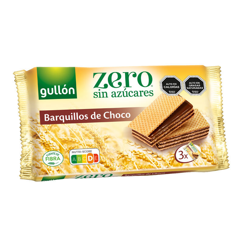 Galletas Gullón Zero Oblea Chocolate ( 3 x 180 G )