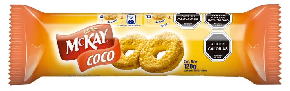 Galleta Coco Mckay ( 5 x 120 G )