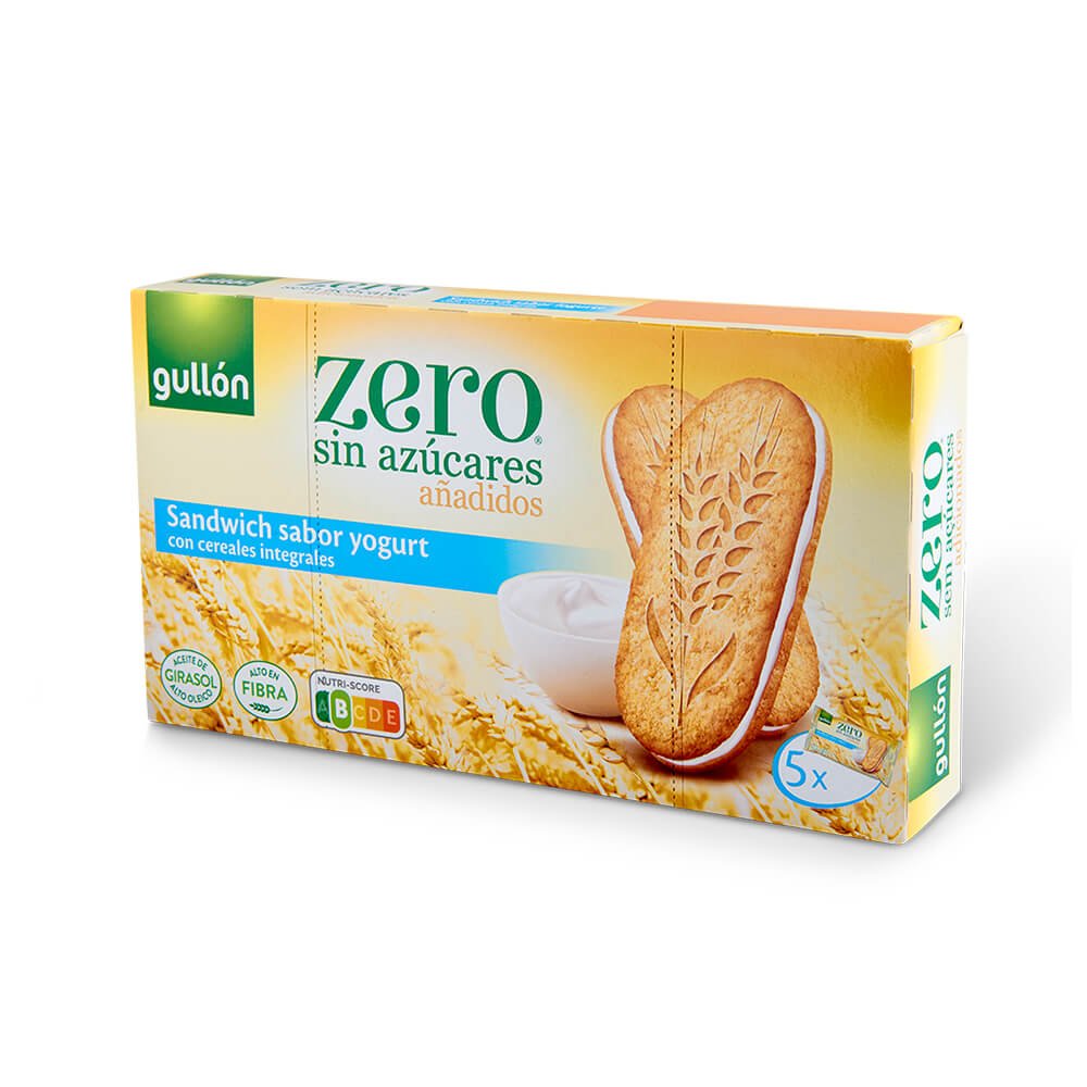 Galletas Gullón Zero Sandwich de Yogurt ( 4 x 220 G )
