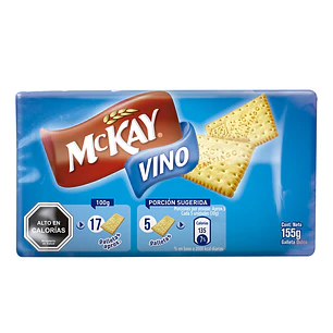 Galleta Vino Mckay ( 4 x 155 G )