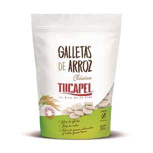 Galletas de Arroz Clásicas Tucapel ( 3 x 150 G )