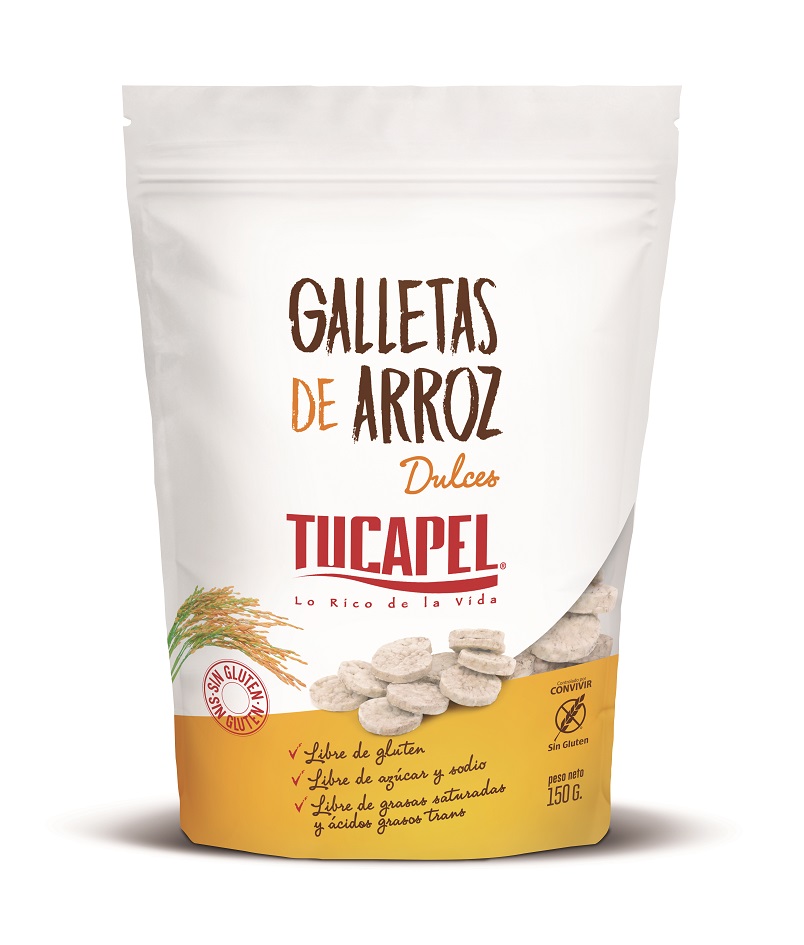 Galletas de Arroz Dulces Tucapel ( 3 x 150 G )