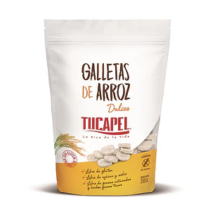 Galletas de Arroz Dulces Tucapel ( 3 x 150 G )