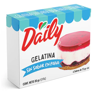 Gelatina Sin Sabor Daily ( 3 UD )