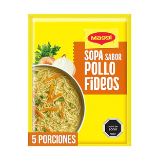 Sopa Maggi Pollo con Fideos ( 20 UD )