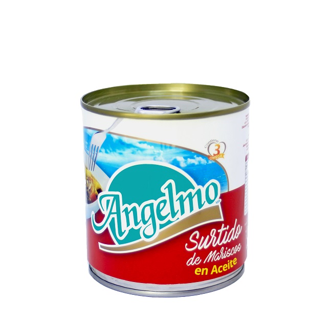 Surtido de Mariscos Angelmó Aceite ( 3 x 425 G )