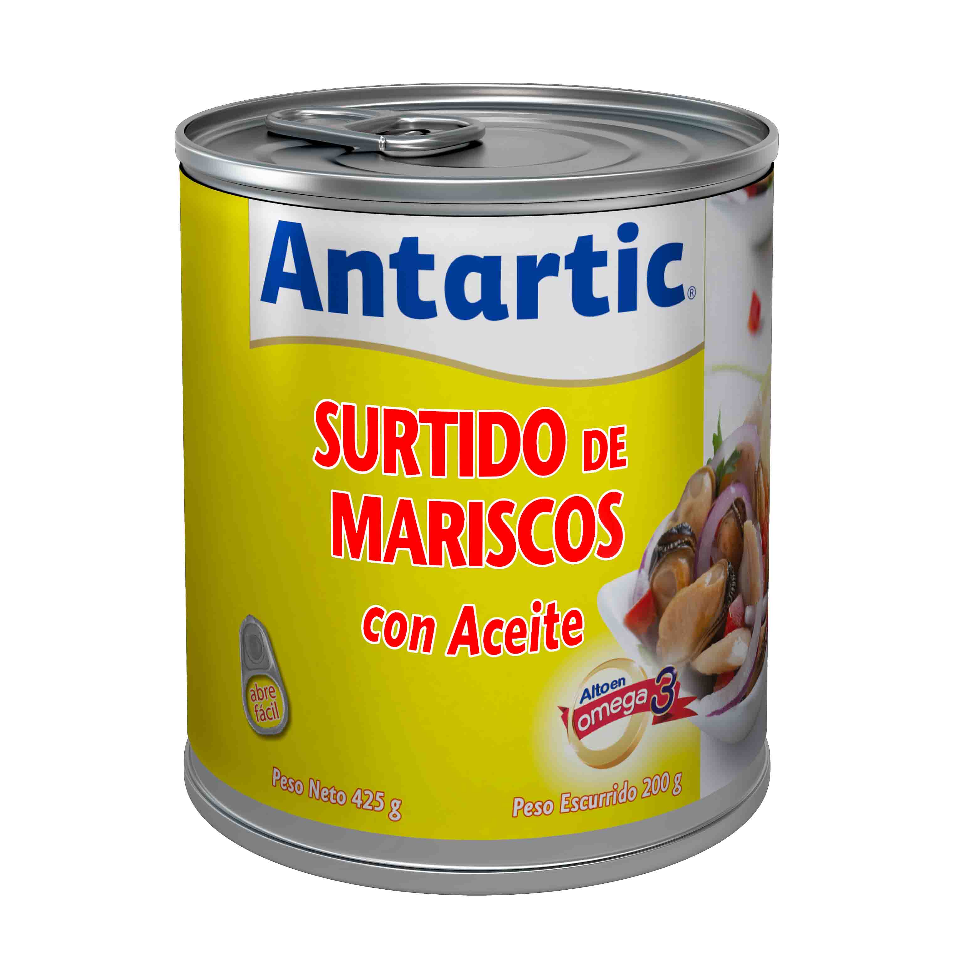Surtido de Marisco Antartic Aceite ( 3 x 425 G )