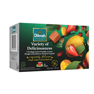 Té Dilmah Ceylon Frutal ( 3 x 20 bolsitas )