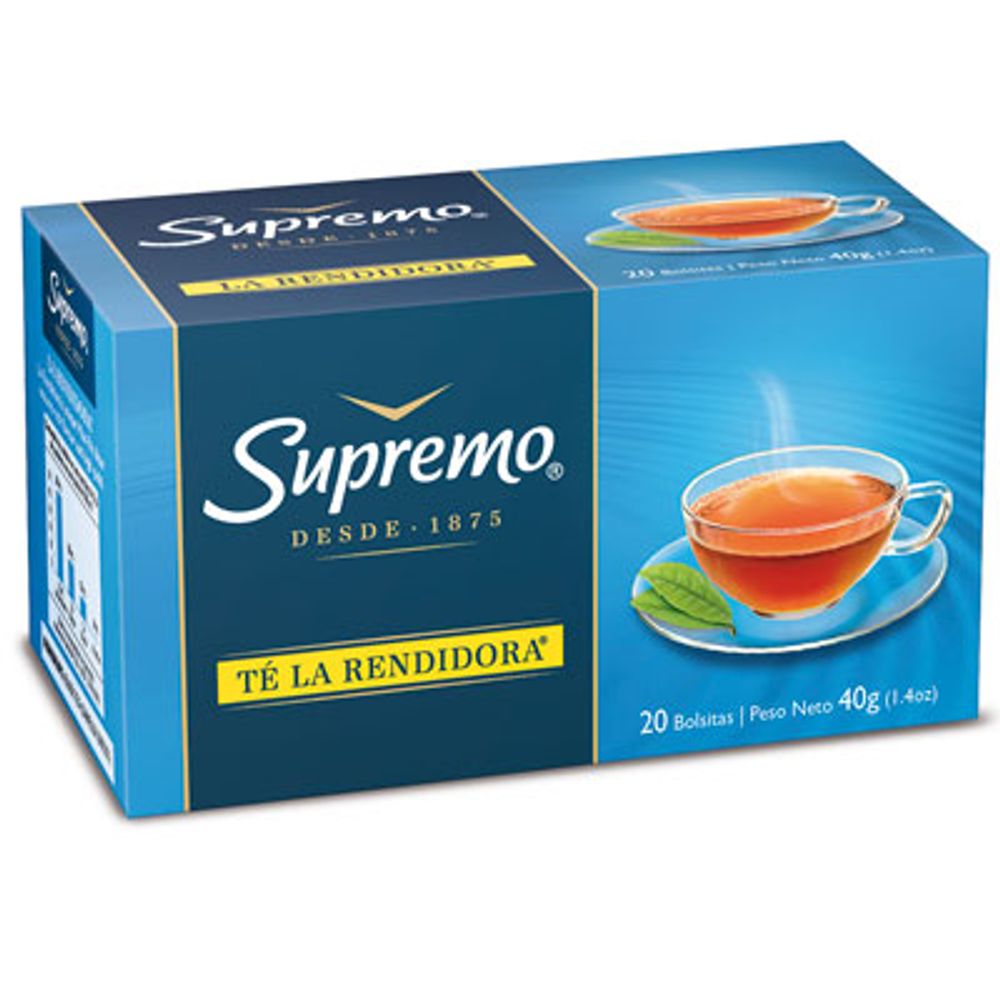 Té Supremo Rendidora ( 4 x 20 UD )