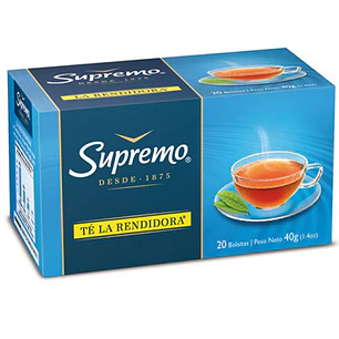 Té Supremo Rendidora ( 4 x 20 UD )