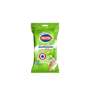 Toallitas Desinfectantes Multiuso Virutex ( 2 x 50 UD )
