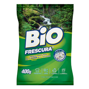 Detergente en Polvo Bio Frescura Bosque Nativo ( 6 x 400 G )
