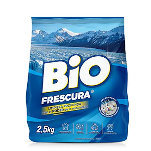 Detergente en Polvo Bio Frescura Campos de Hielo ( 2.5 KG )