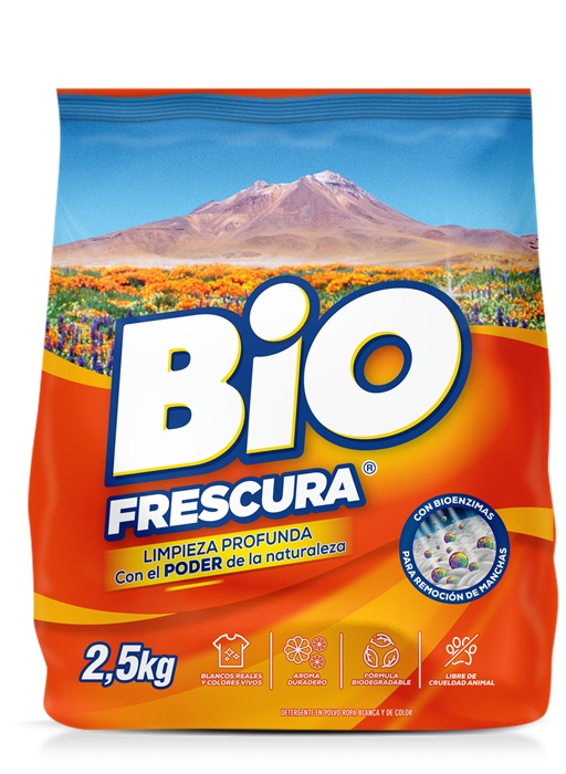 Detergente en Polvo Bio Frescura Desierto Florido ( 2.5 KG )