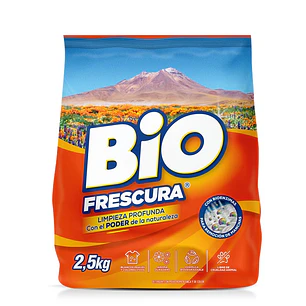 Detergente en Polvo Bio Frescura Desierto Florido ( 2.5 KG )