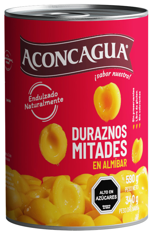 Duraznos Aconcagua Mitades ( 3 x 590 G )