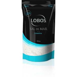 Sal de Mar Entrefina Lobos Doypack ( 3 x 800 G )