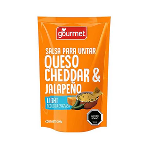 Salsa Untable Cheddar Jalapeño Gourmet ( 3 x 200 G )