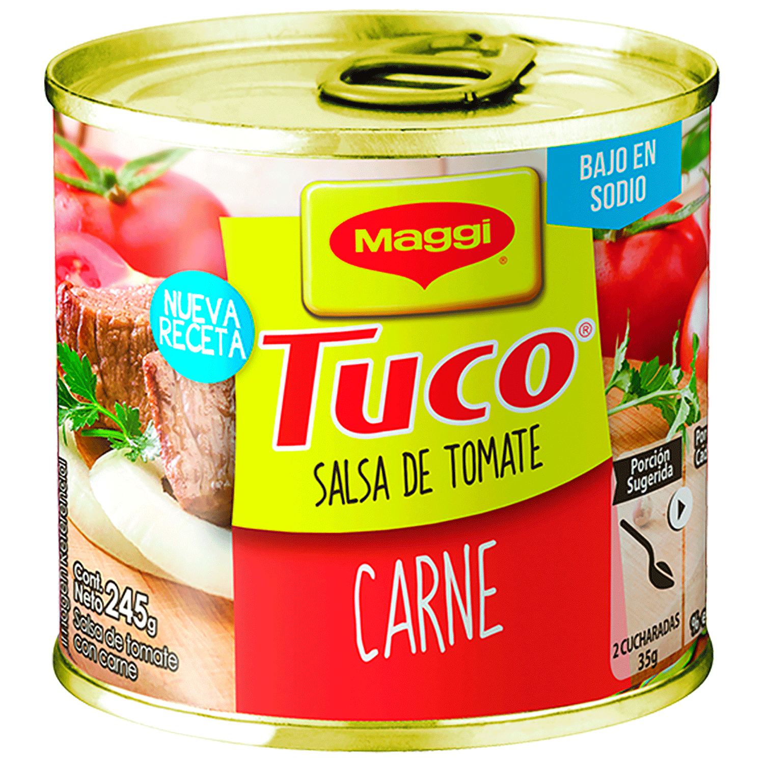 Salsa de Tomates con Carne Tuco ( 4 x 245 G )