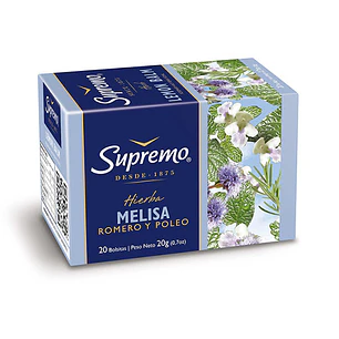 Infusión de Melisa Supremo ( 4 x 20 Bolsitas )