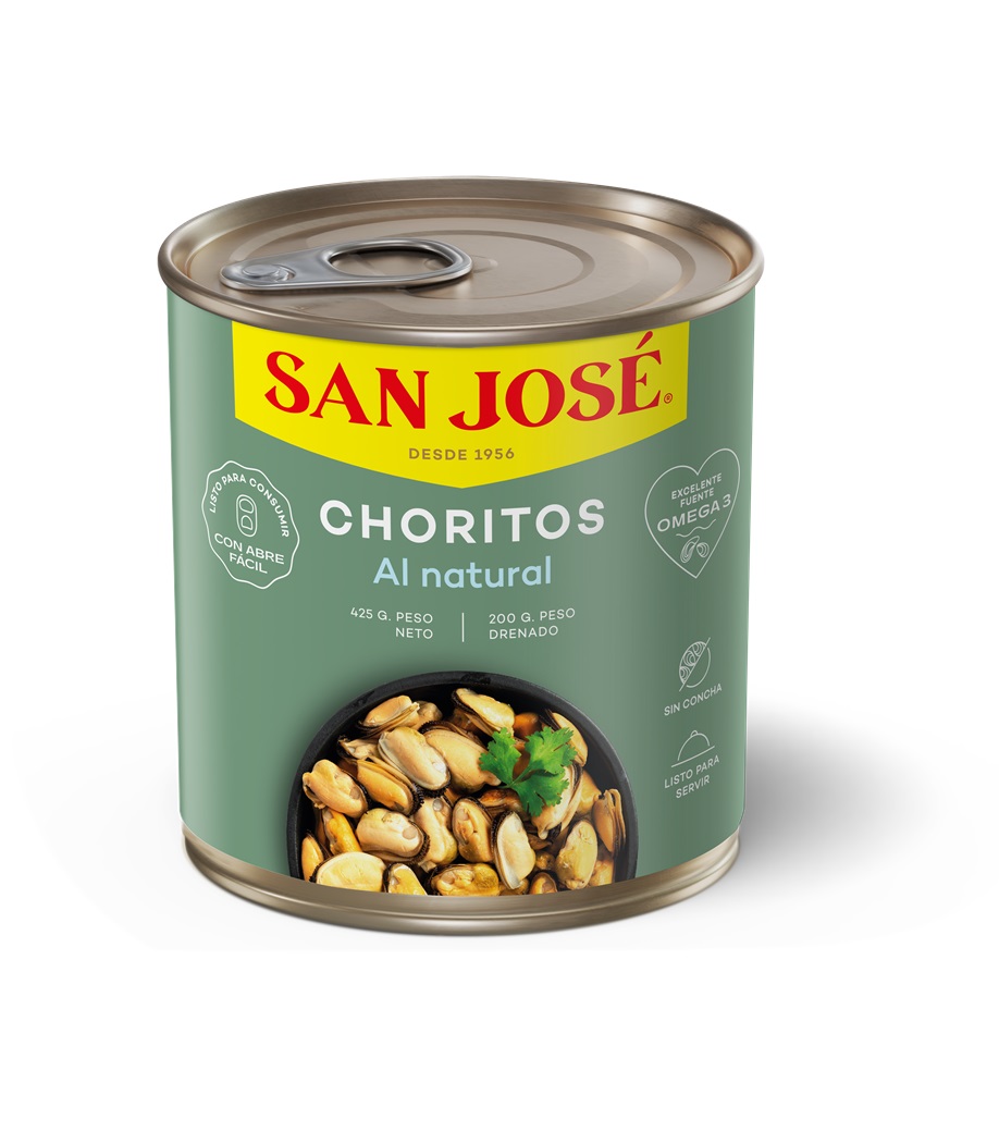 Choritos San José Agua ( 3 x 425G )