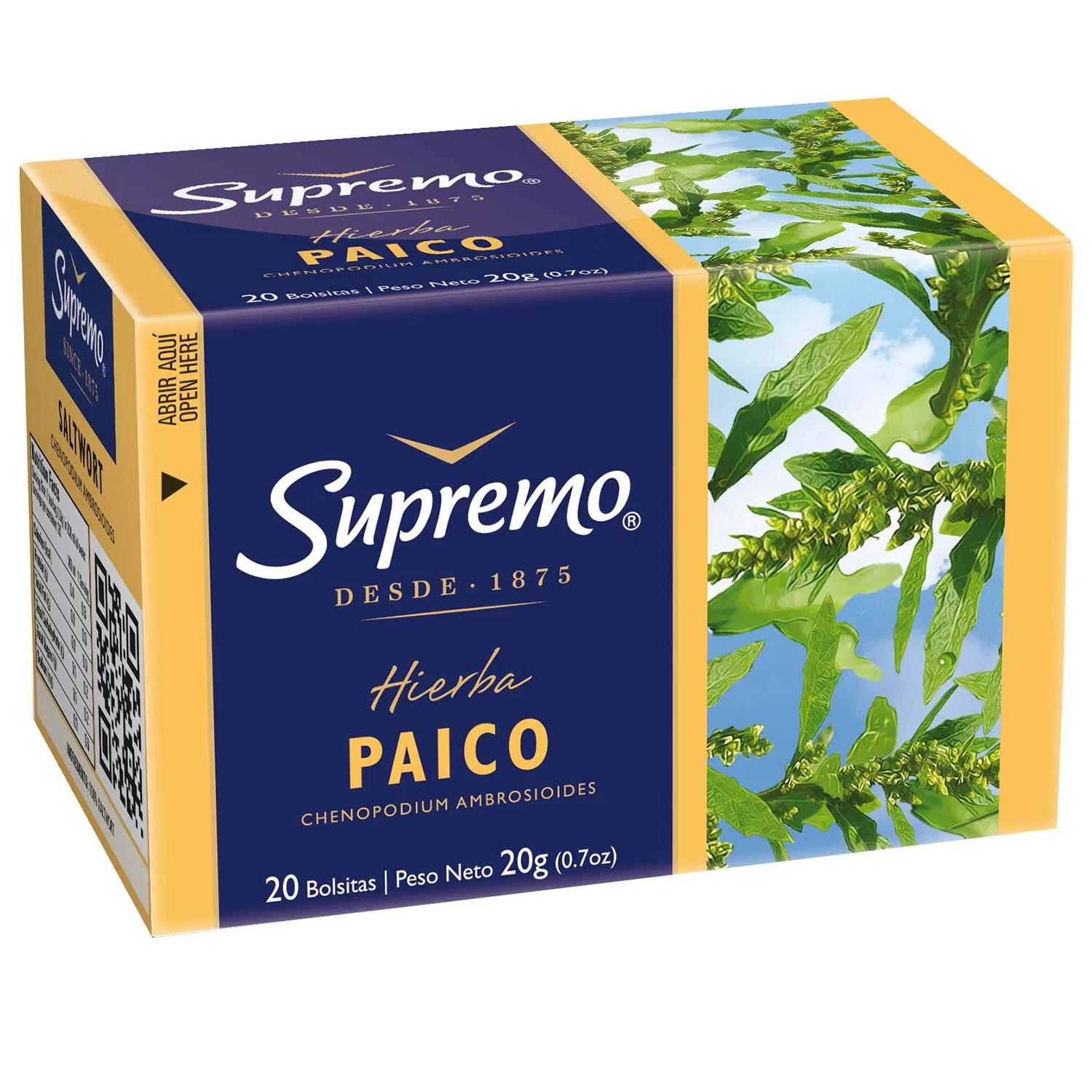 Infusión de Paico Supremo ( 4 x 20 Bolsitas )