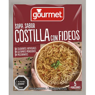 Sopa Costilla con Fideos Gourmet ( 3 UD )