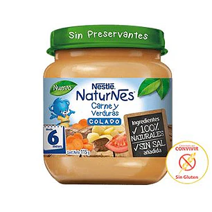 Colados Nestlé Carne Verduras ( 6 x 115 G )