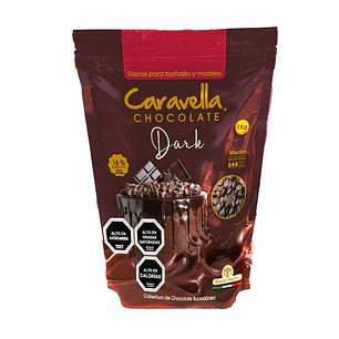 Cobertura de Chocolate Caravella Negro ( 1 KG )