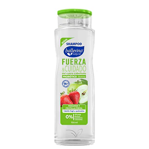 Shampoo Ballerina Fuerza y Cuidado Botella ( 2 x 750 ML )