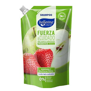 Shampoo Ballerina Doypack Fuerza y Cuidado ( 2 x 750 ML )