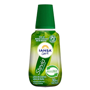 Endulzante Iansa Cero K Stevia ( 90 ML )