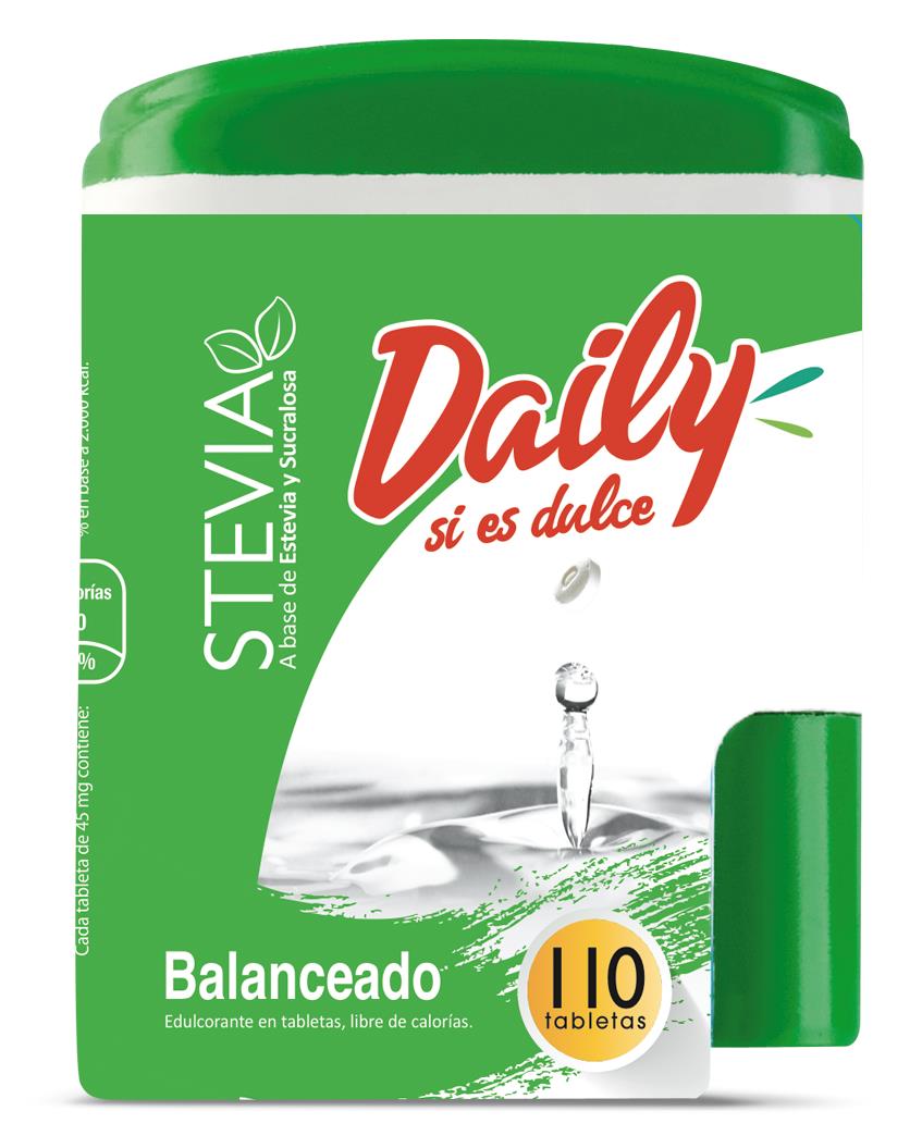 Endulzante Stevia Tabletas Daily ( 110 UD )