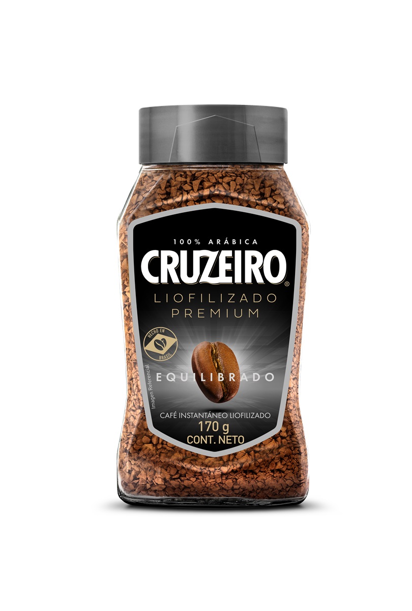 Café Liofilizado Arábica Cruzeiro Equilibrado Frasco ( 3 x 170 G )