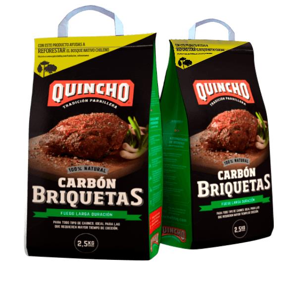 Carbón Briquetas Quincho ( 2.5 KG )
