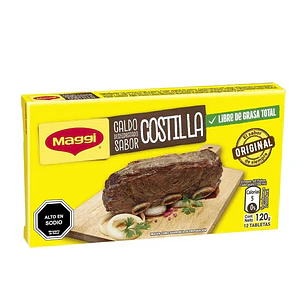 Caldo Maggi Costilla ( 5 x 12 Tabletas )