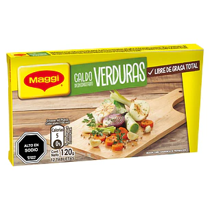 Caldo Maggi Verduras ( 5 x 12 Tabletas )