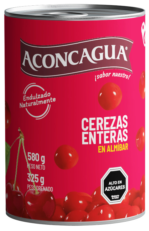 Cerezas Enteras Aconcagua ( 3 x 580 G )