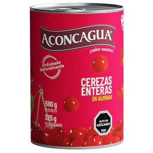 Cerezas Enteras Aconcagua ( 3 x 580 G )