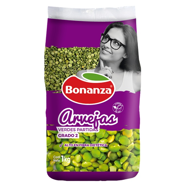 Arvejas Verdes Bonanza ( 2 x 1 KG )