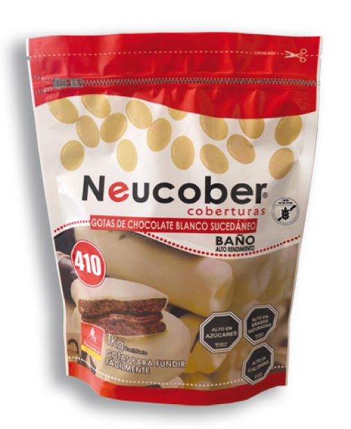 Cobertura de Chocolate Neucober Blanco ( 1 KG )