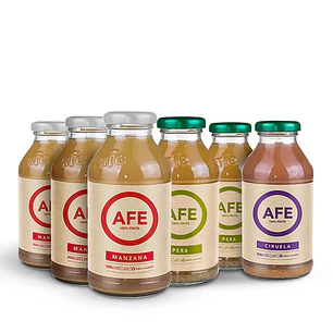 Jugo Surtido Afe (3 Manzana 2 Pera 1 Ciruela) ( 6 x 300 ML )