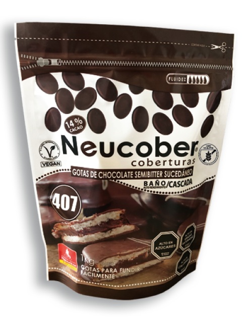 Cobertura de Chocolate Neucober Semibitter ( 1 KG )