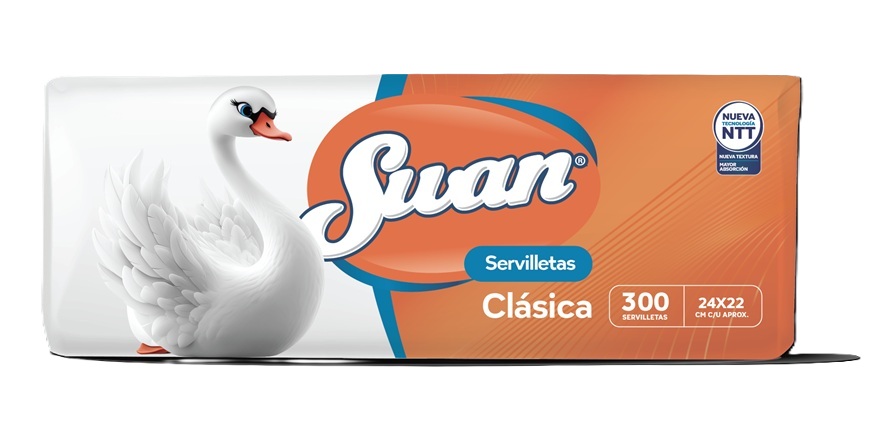 Servilletas de Cóctel Swan ( 3 x 300 UD )