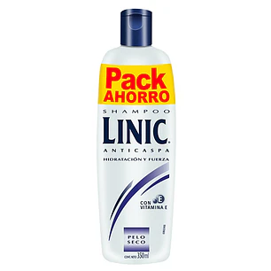 Shampoo Anticaspa Linic Cabello Normal ( 2 x 350 ML )