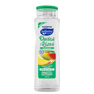 Shampoo Ballerina Ondas y Rizos Botella ( 2 x 750 ML )