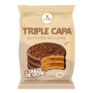 Alfajor Triple Capa Negro Dulcedía ( 6 x 60 G )