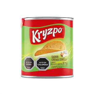 Papas Fritas Kryzpo Crema Cebolla ( 6 x 37 G )
