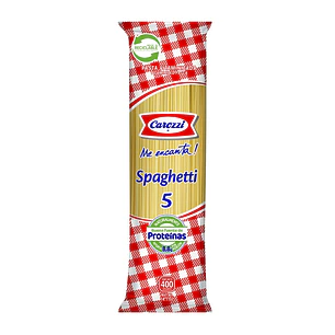 Fideos Spaghetti 5 Carozzi ( 5 x 400 G )