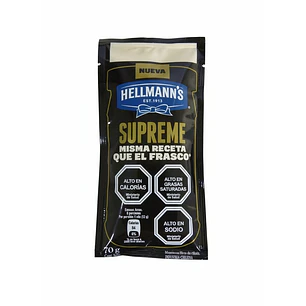 Mayonesa Hellmanns Supreme Sachet  ( 18 x 70 G )